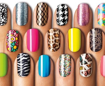 They are nail polish strips,