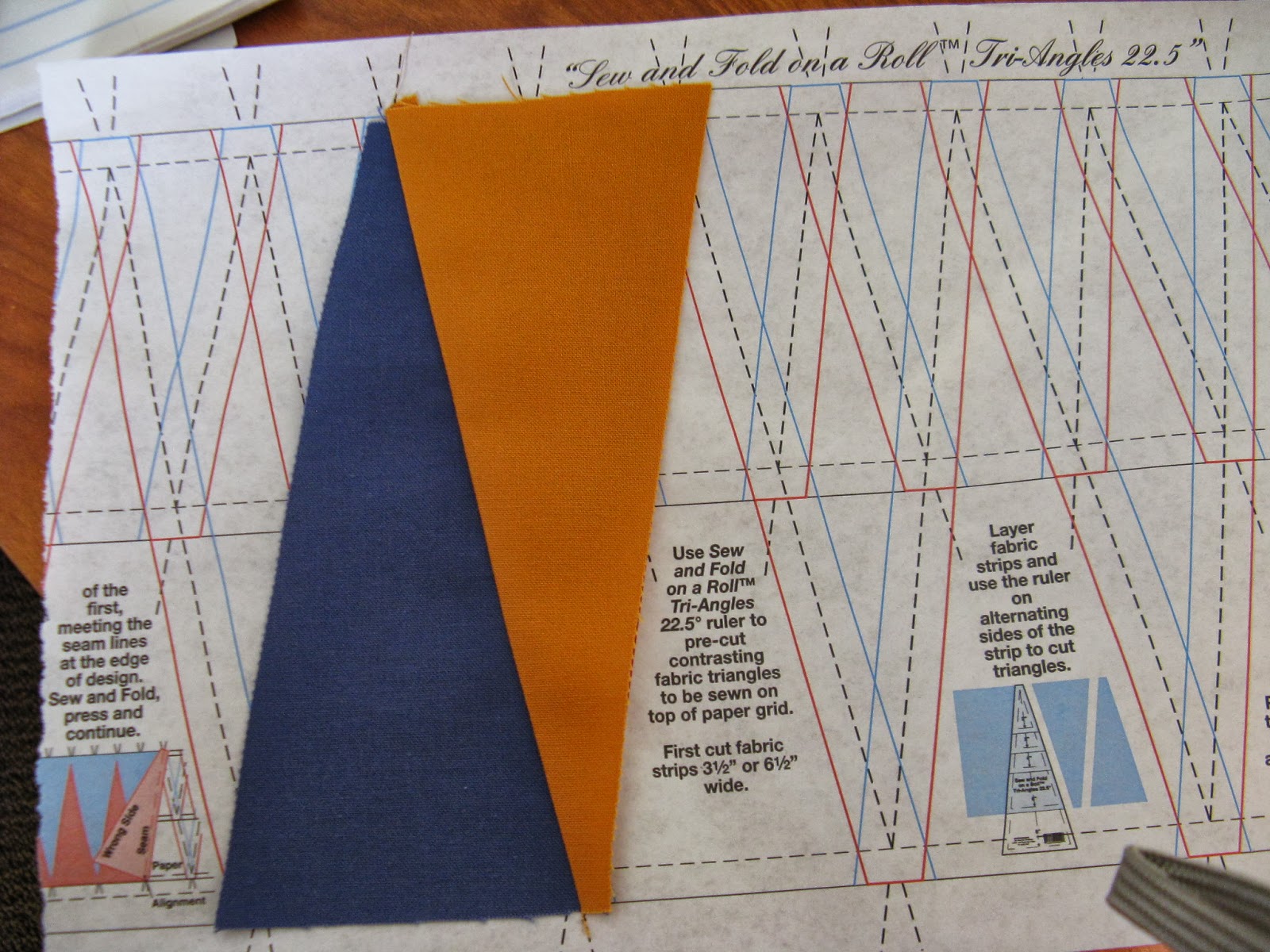 22.5 Degree TriAngle Tutorial with Triangles On A Roll Triangles on