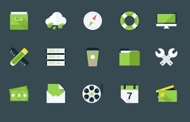 Modern Flat Icons (PSD, AI) Modern Flat Icons (PSD, AI)
