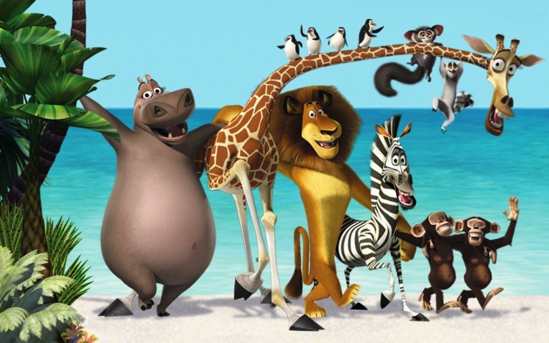 Gambar kartun Madagascar - 1