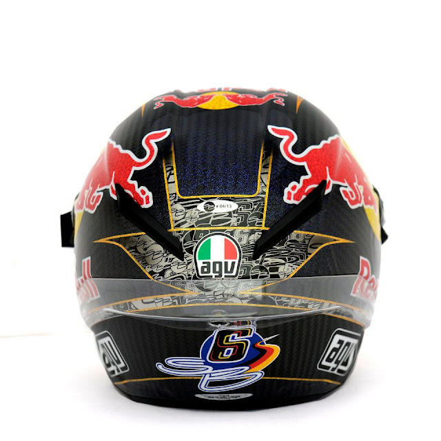 Racing Helmets Garage Agv PistaGP S.Bradl Qatar 2013 by Jens Munser