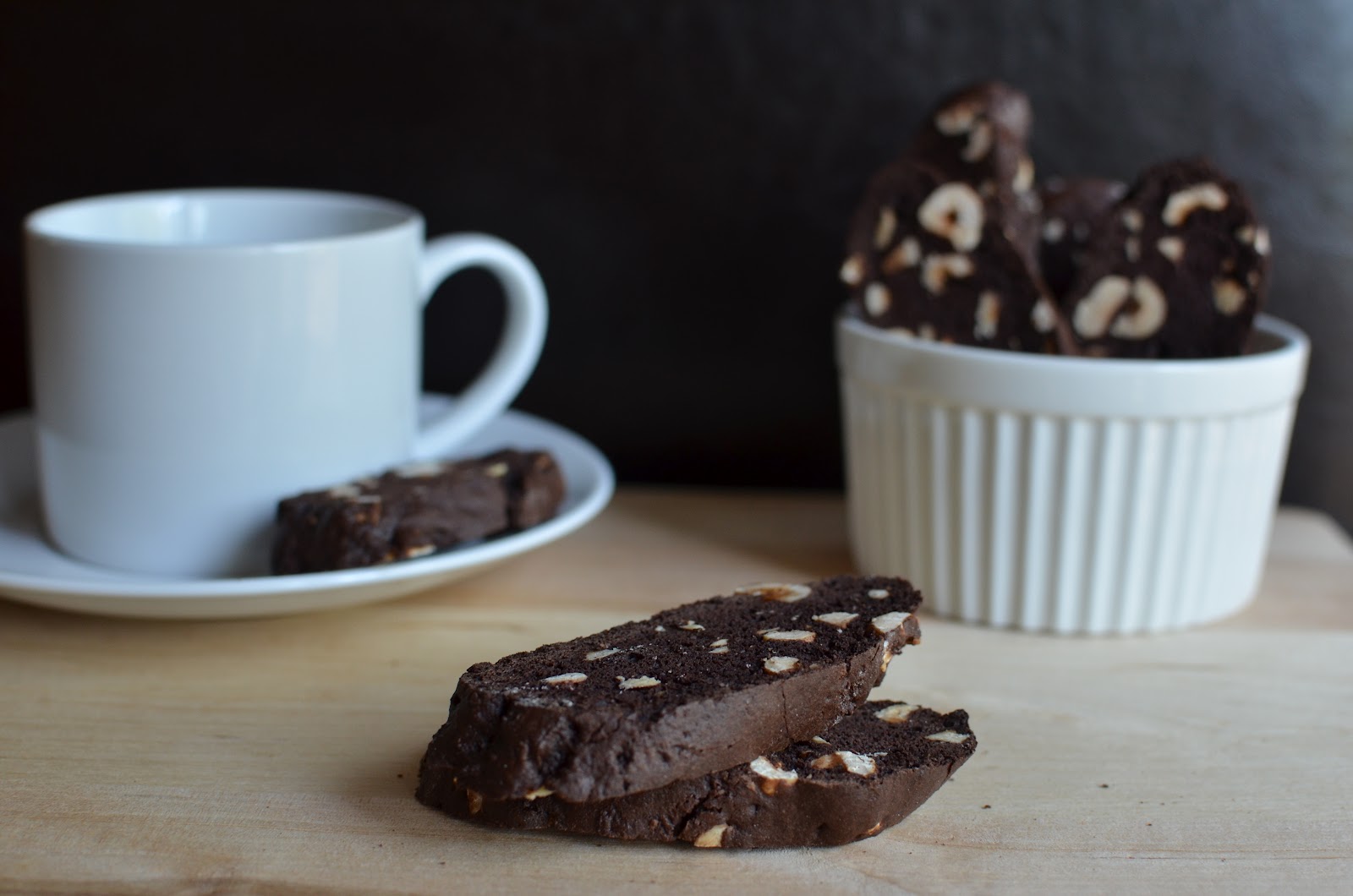 Playing with Flour Chocolatehazelnut biscotti