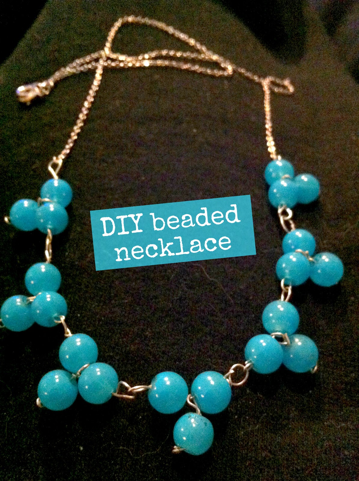 it's just life, so keep crafting through Beaded Necklace Tutorial