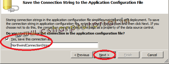 Gridview - Save Connection string Gridview - Save Connection string
