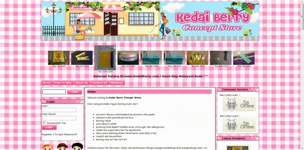 Kedai Berry polisi online, online polisi