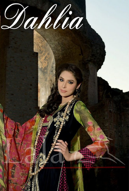 Dahlia Lawn 2013 By Lala Textiles Summer Collection