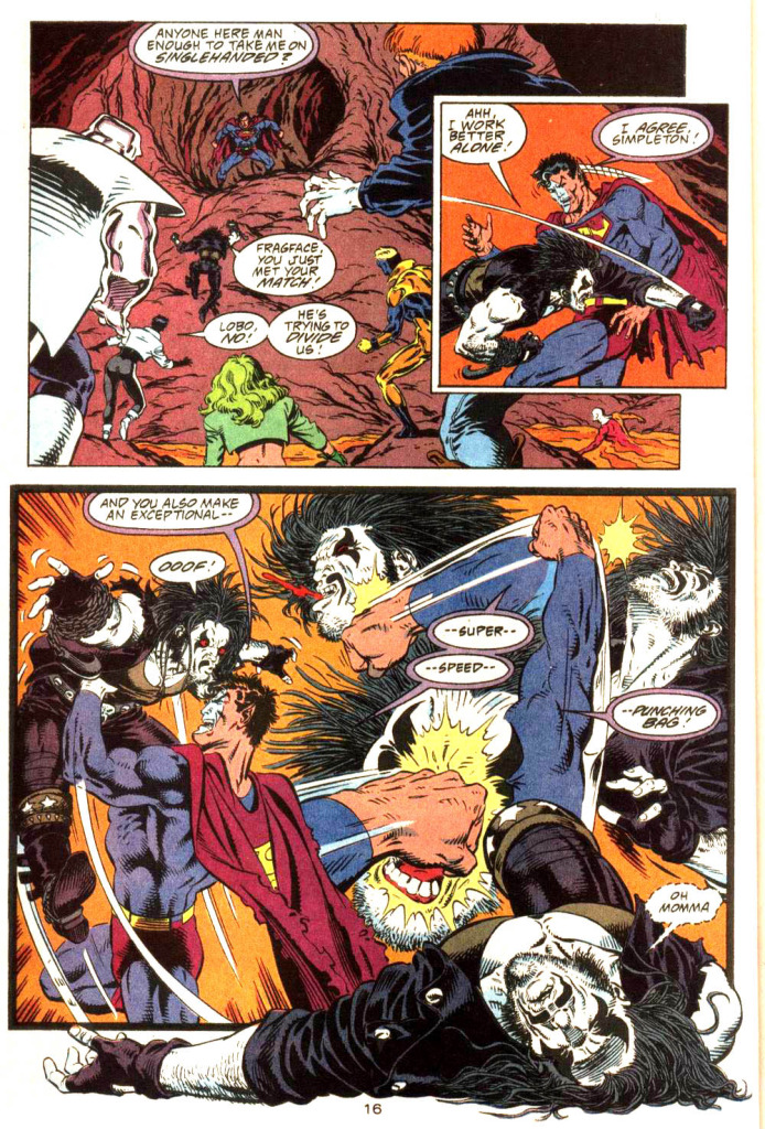 COMIC BOOK FAN AND LOVER COMBATES CLÁSICOS SUPERMAN vs LOBO
