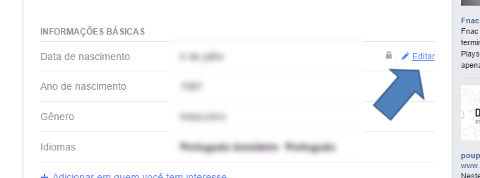 Mudar data de nascimento no Facebook Mudar data de nascimento no Facebook