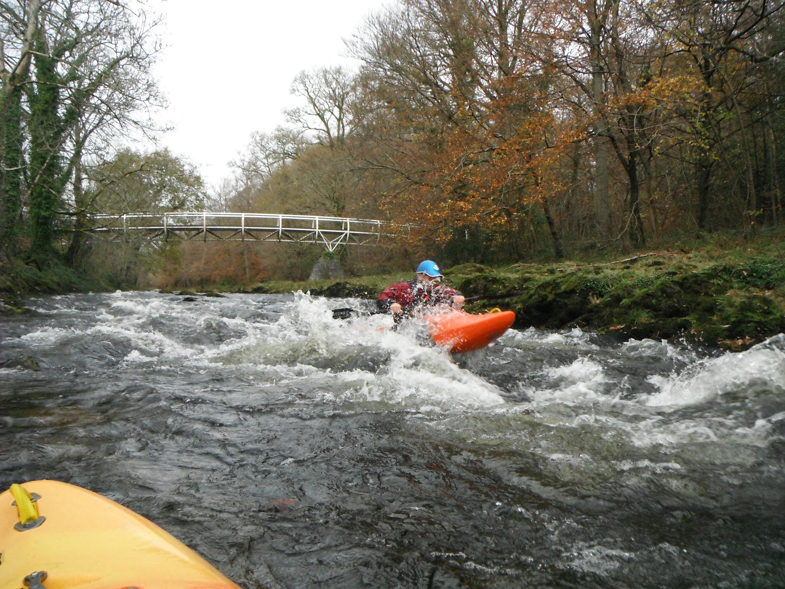 CHANNEL YOUR ADVENTURE Kayaking on the River Dart, Holne Bridge