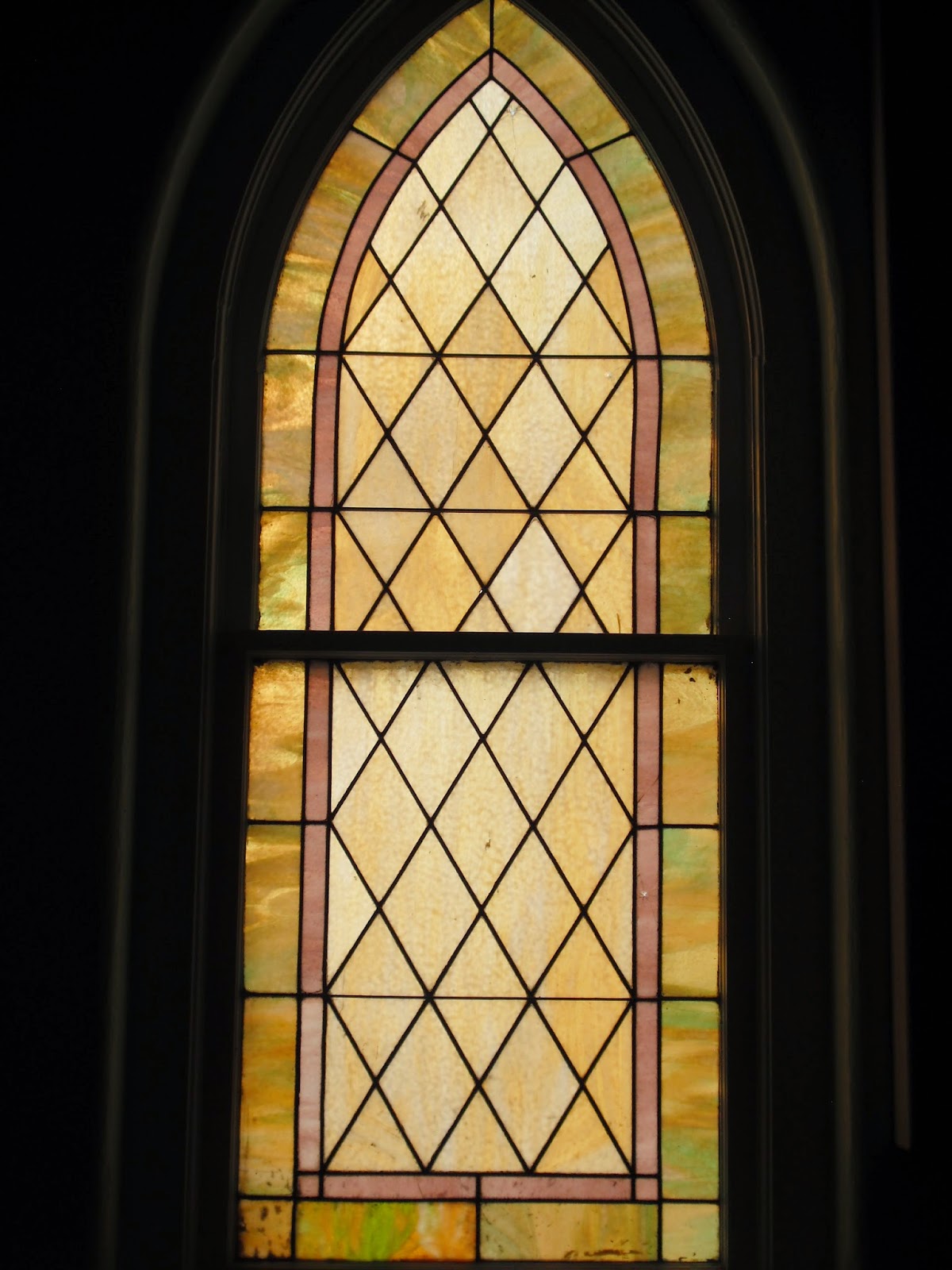 Historic LDS Architecture Second Ward (Salt Lake) Stained Glass Details