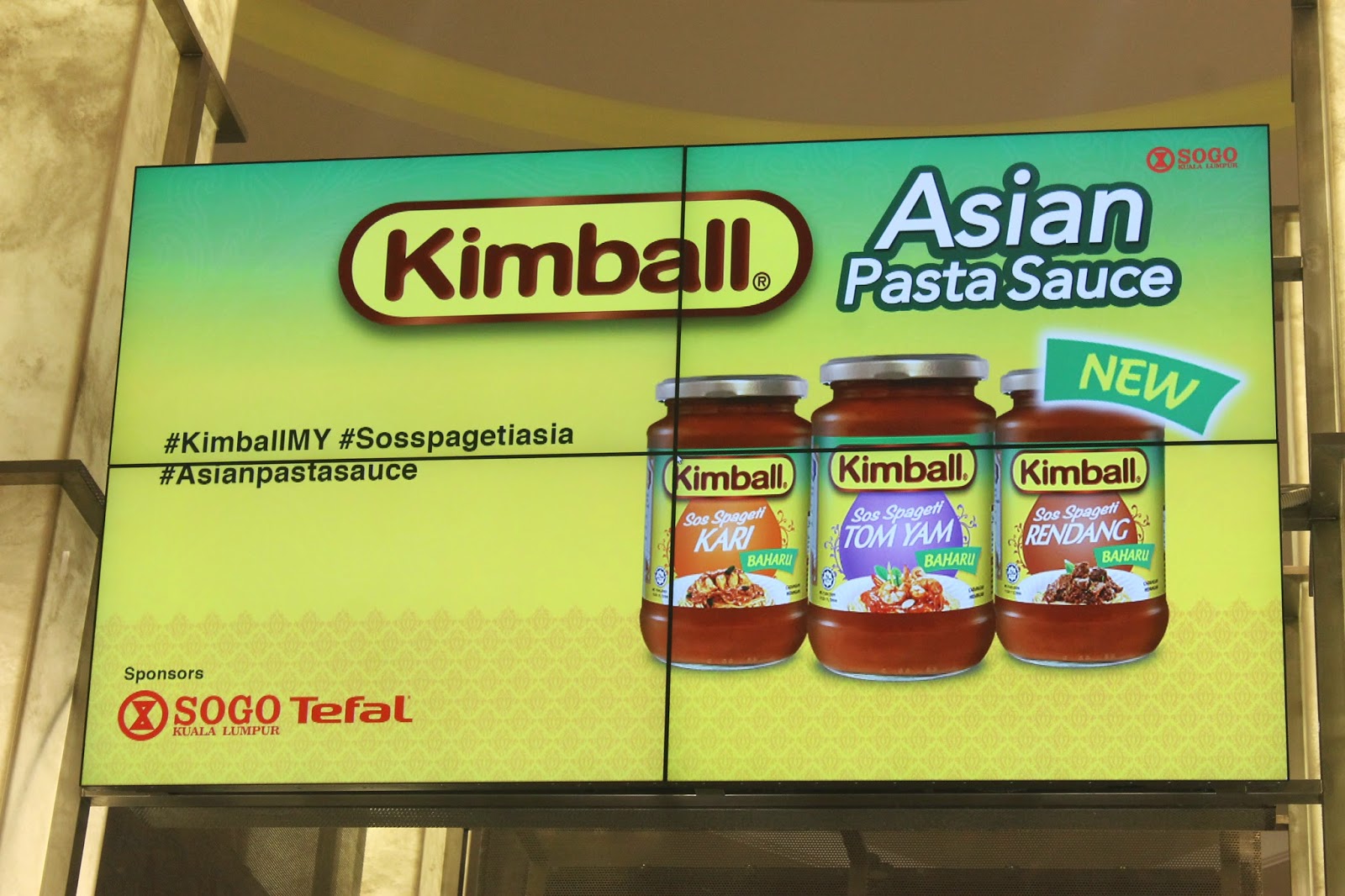 Kimball Memperkenalkan Sos Pasta Asia!