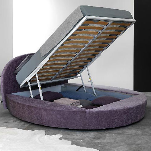 Round Purple Bed Furniture fo Modern Bedroom Design Round Purple Bed Furniture fo Modern Bedroom Design