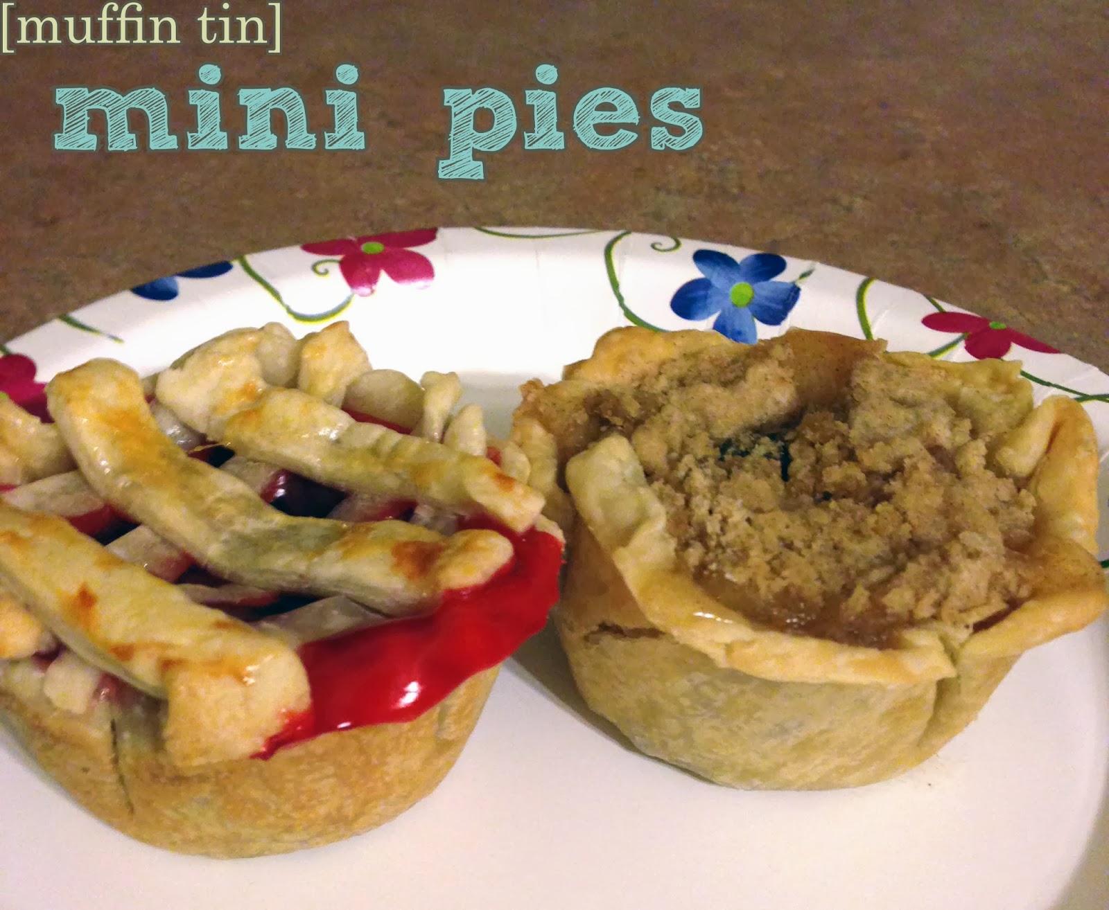 the copper coconut Muffin Tin Mini Pies