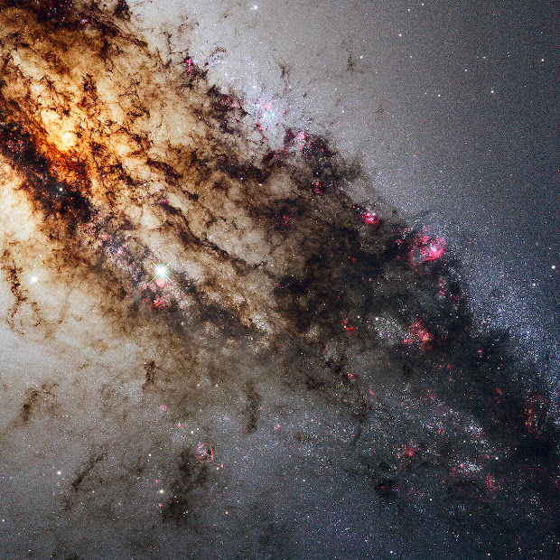 Stunning new Hubble image of Lenticular Galaxy Centaurus A