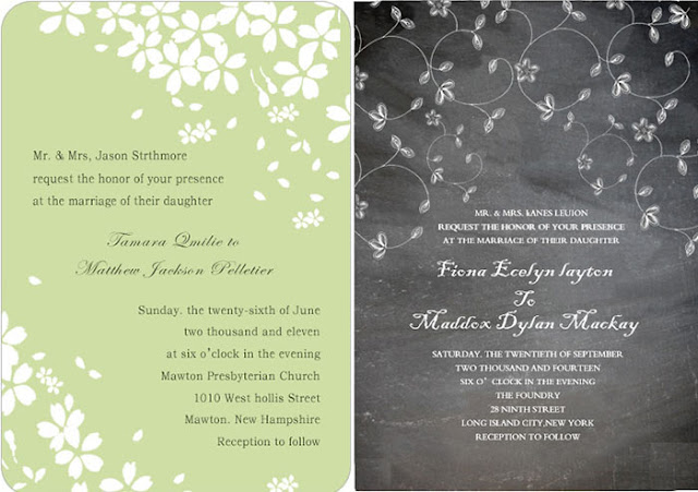 gypsophila wedding invitations