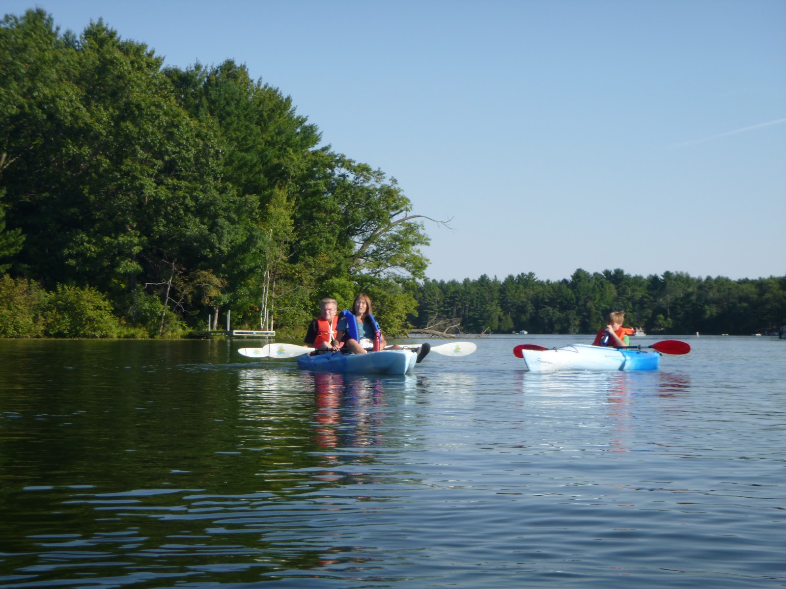Kayaking Waupaca Area Waters Kayak Trip 54, Mt. Morris Lake and