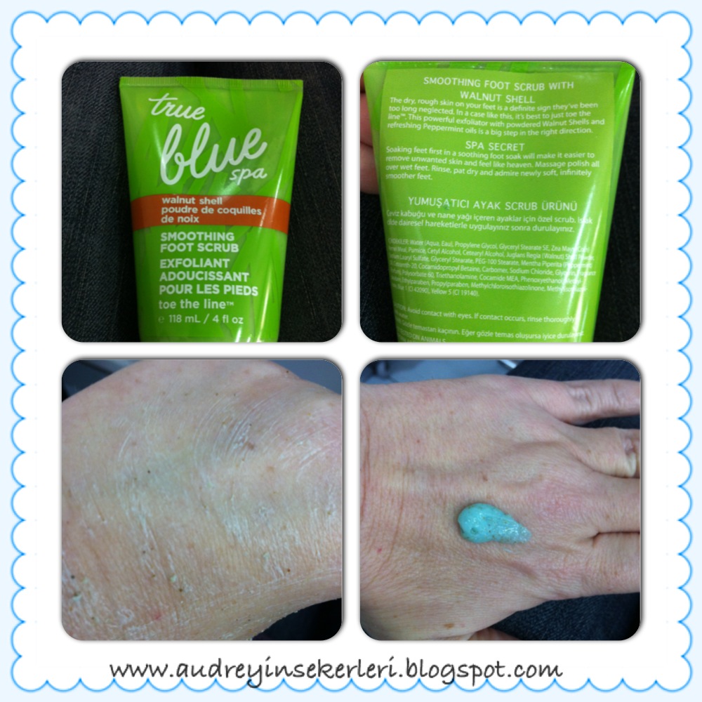 AUDREY Bath and Body Works Tru Blue Spa Foot Scrub..