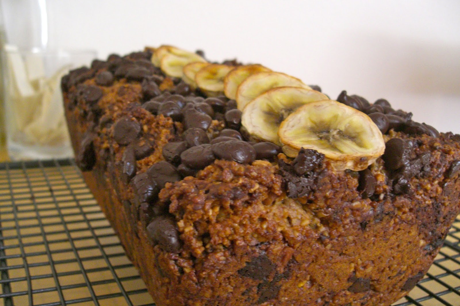 Chocolate Chip Peanut Butter Oatmeal Banana Bread