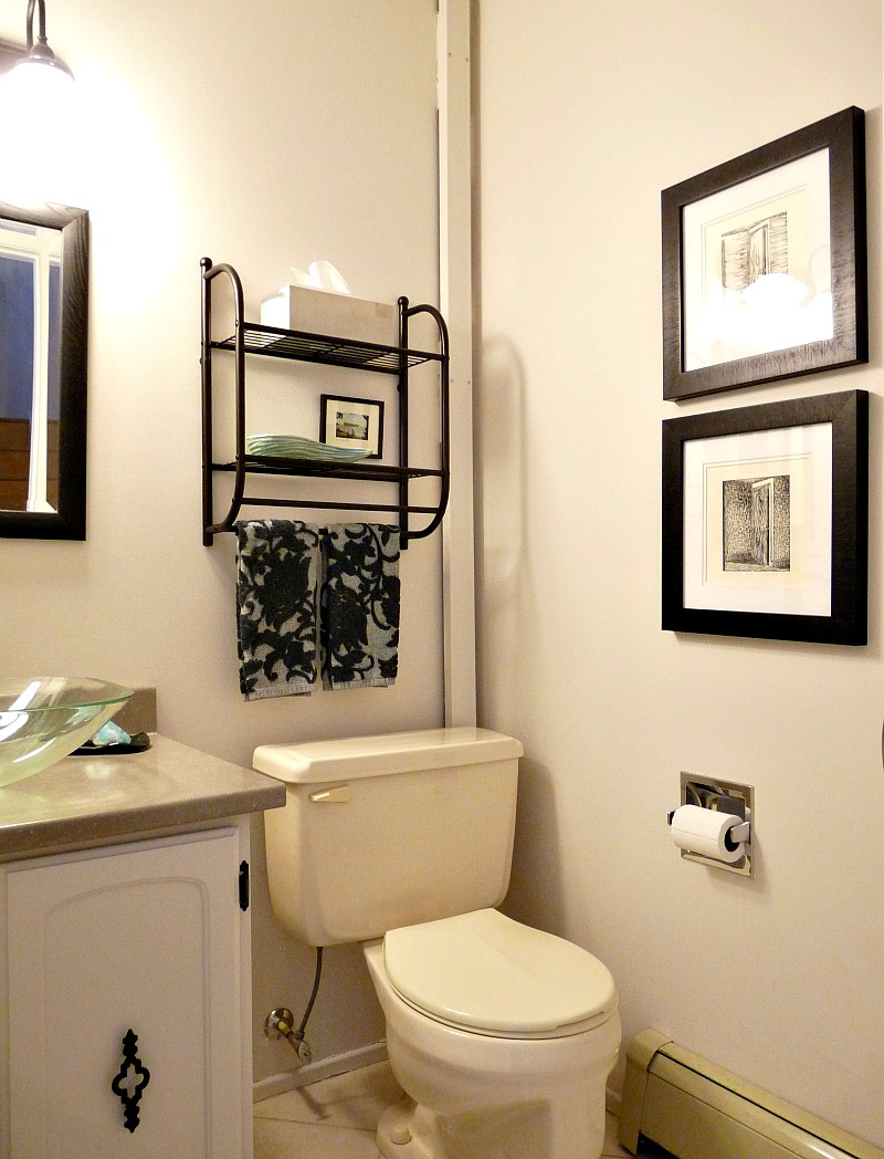 BudgetFriendly Half Bath Makeover with Aqua Walls Dans le Lakehouse