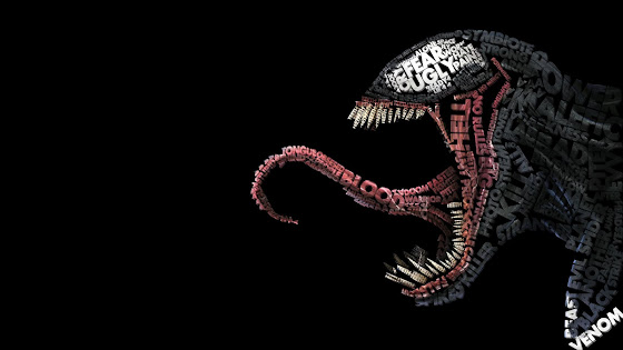 Midu1995 ilustrações quadrinhos super-heróis vilões tipografia design Venom Midu1995 ilustrações quadrinhos super-heróis vilões tipografia design Venom