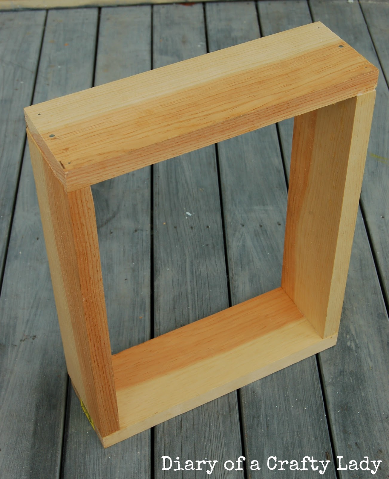 Diary of a Crafty Lady Picture Frame Book Shelf