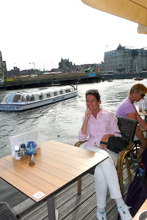 Holanda Amsterdam Travelling Terraza Canal