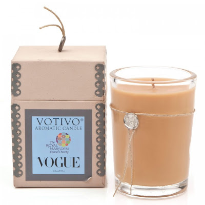 photo of votivo and vogue charity candle at harvey nicoles