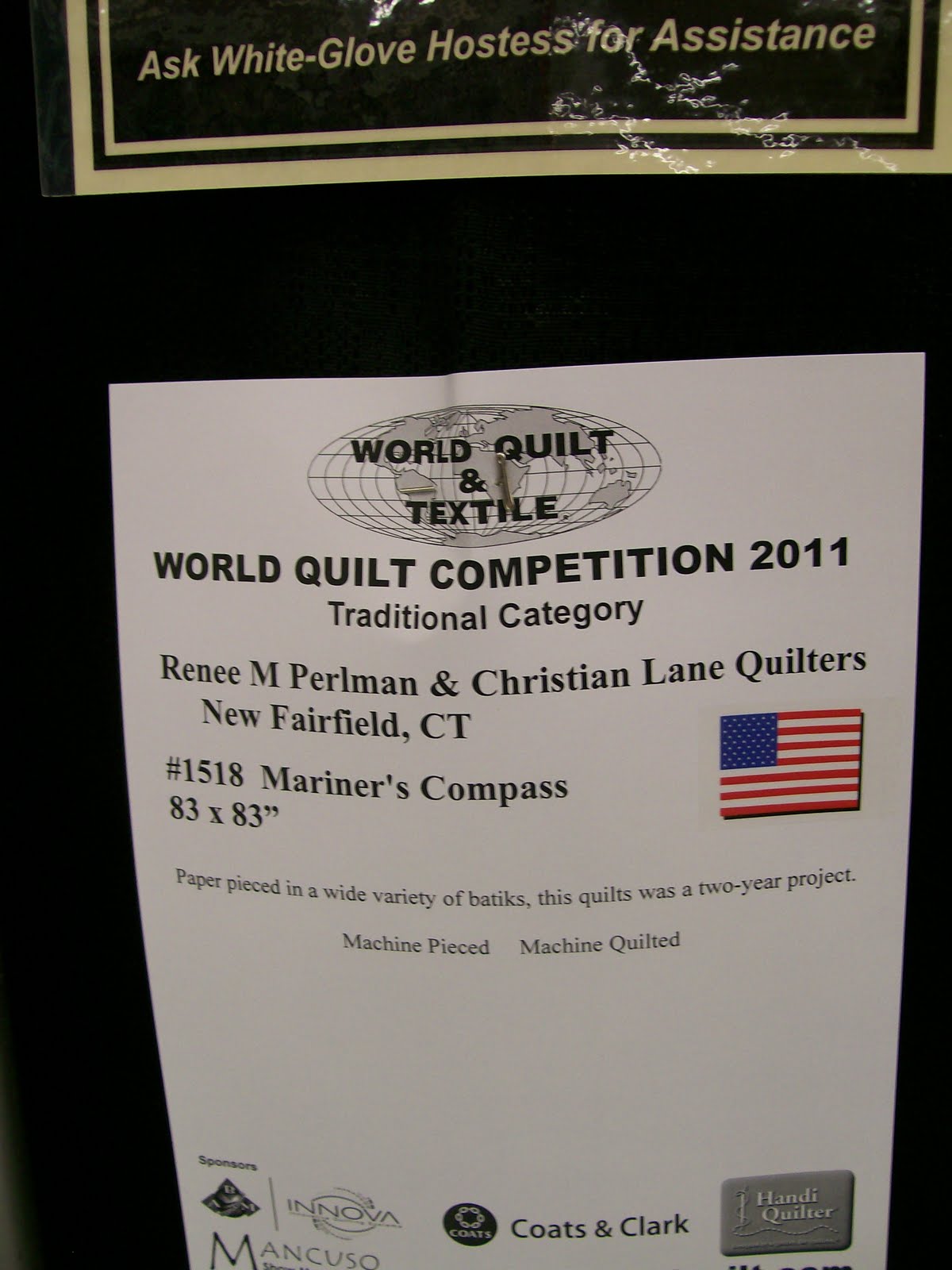 Color Me Quilty WORLD QUILT SHOW NEW ENGLAND IX (Part 1)