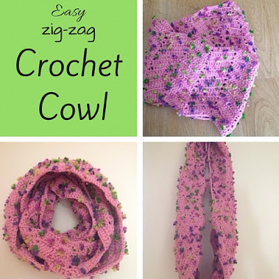 easy zig zag crochet cowl with instructions easy zig zag crochet cowl with instructions