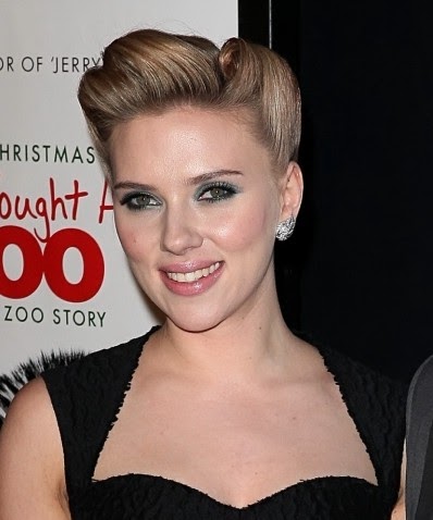 Trends Hairstyle Haircuts 2013 Scarlett Johansson Short Updo