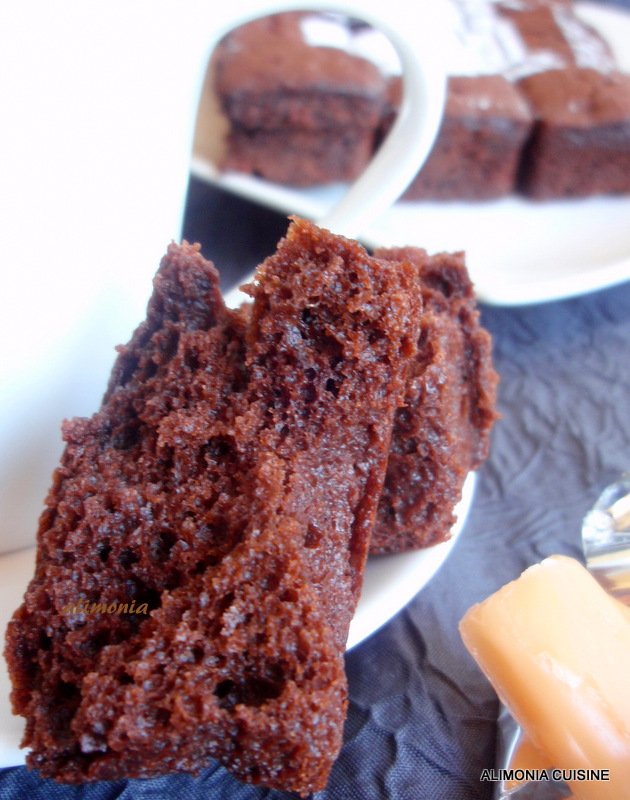 Entra en mi Cocina Minis Brownies nuecescaramelos a la flor de sal