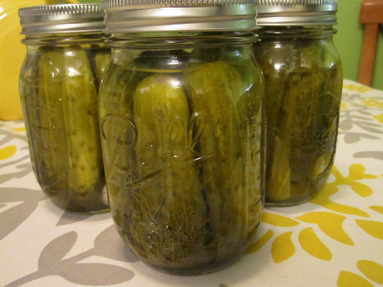 Elizabeth's Dutch Oven Dill Pickles