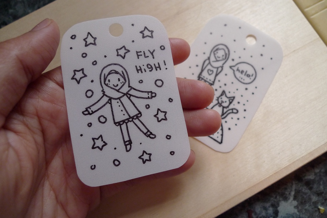 DIY Shrink Plastic Tutorial * azreenchan