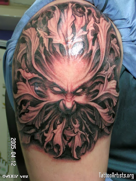horror illustrated tattoos