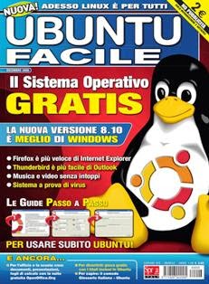 Ubuntu Facile 6 - Dicembre 2008 | ISSN 1826-9222 | TRUE PDF | Mensile | Computer | Linux
La prima rivista che parla di Linux in modo semplice e davvero chiaro: con Ubuntu possiamo avere gratis tutto quello che gli altri pagano, e farlo funzionare meglio del solito Windows.
