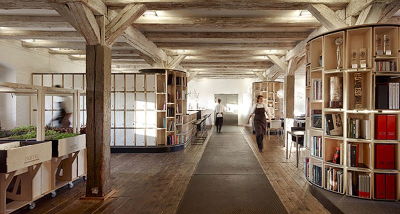 el interior del restaurante Noma