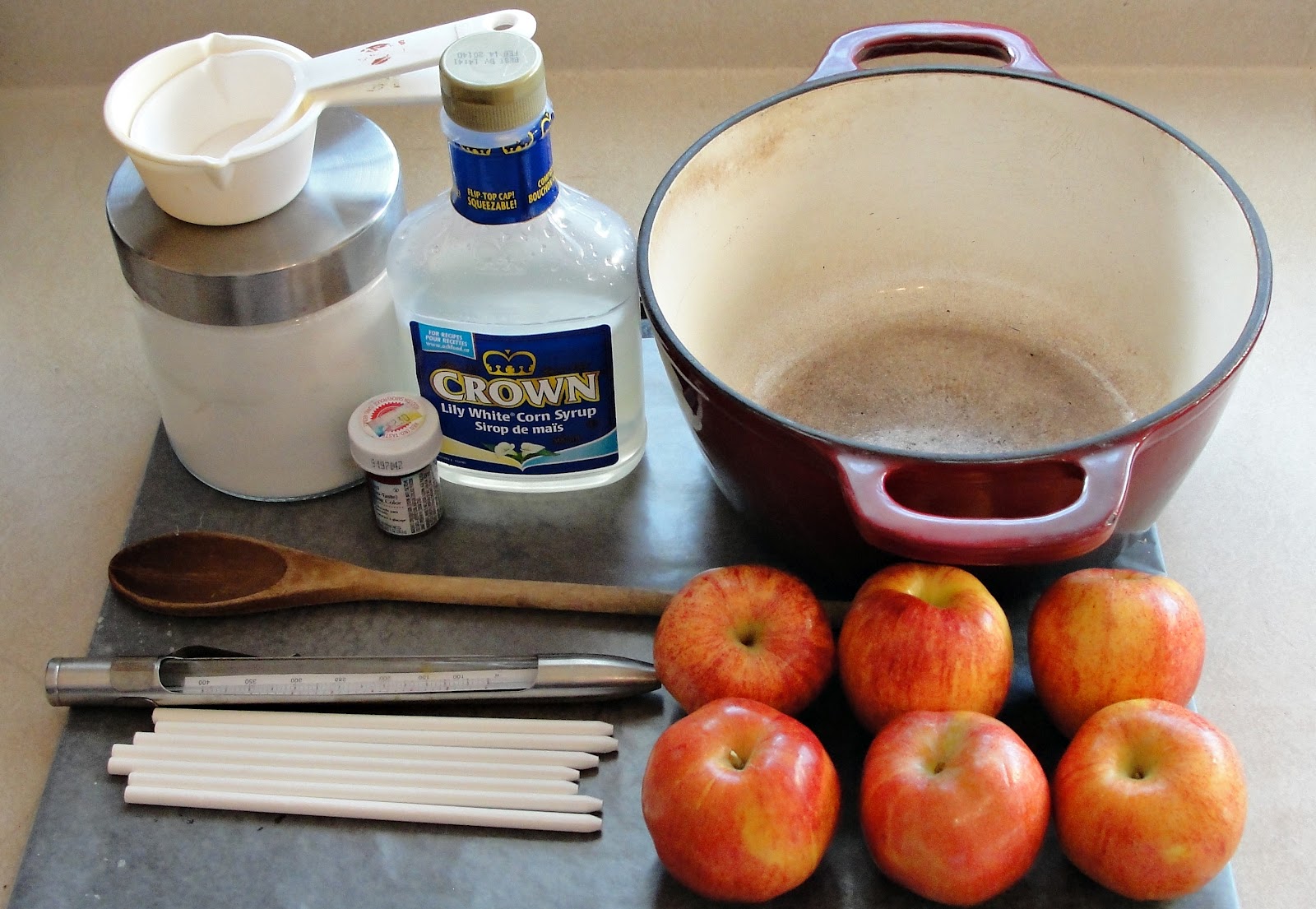 On A Cold Day Candy Apples