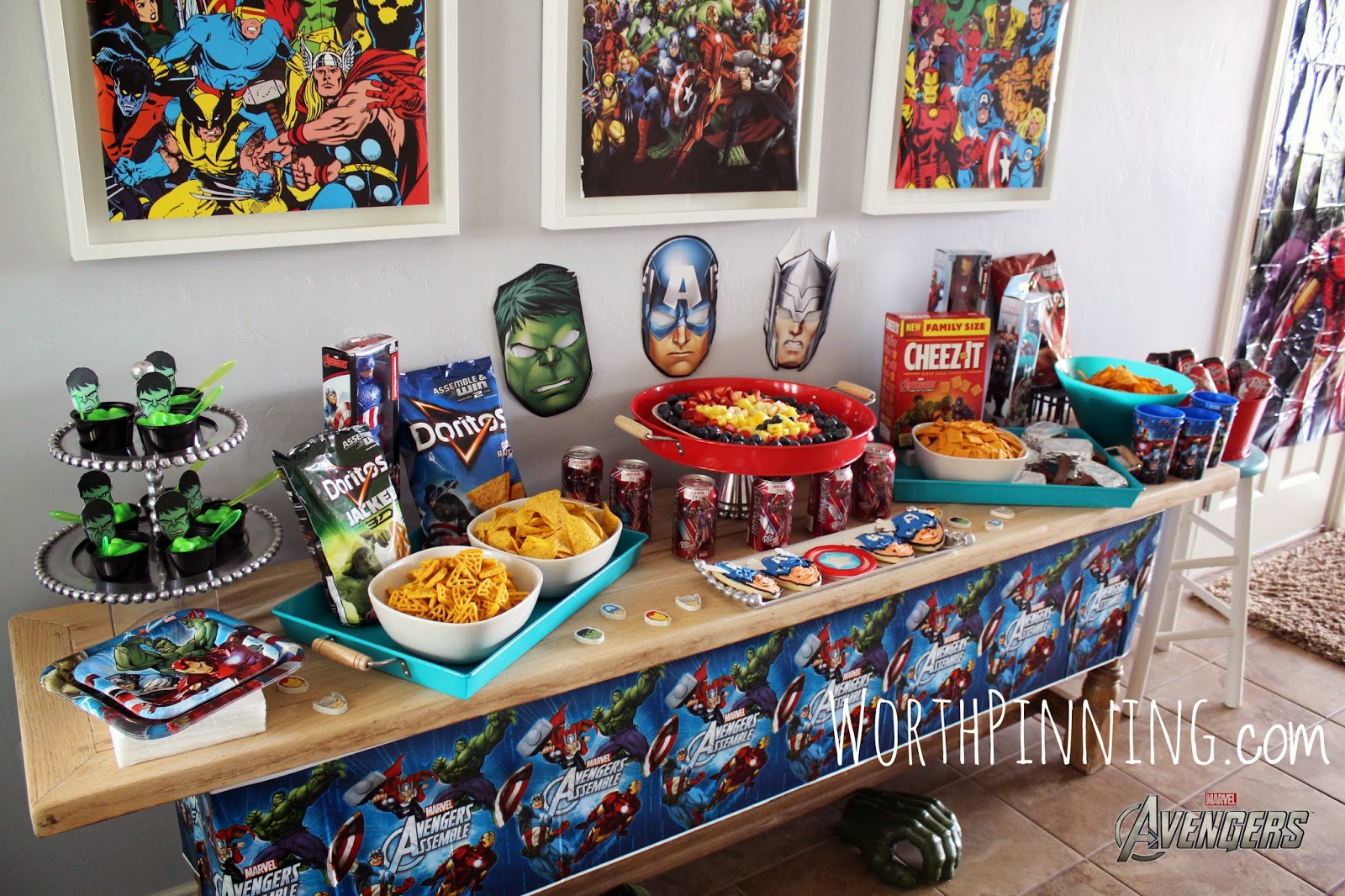 Worth Pinning MARVEL's The Avengers Movie Party