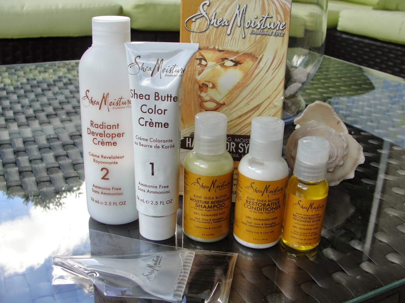 Shea Moisture Hair Color review /Light blonde
