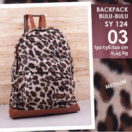 jual online Tas Backpack Mini Murah Corak Leopard jual online Tas Backpack Mini Murah Corak Leopard