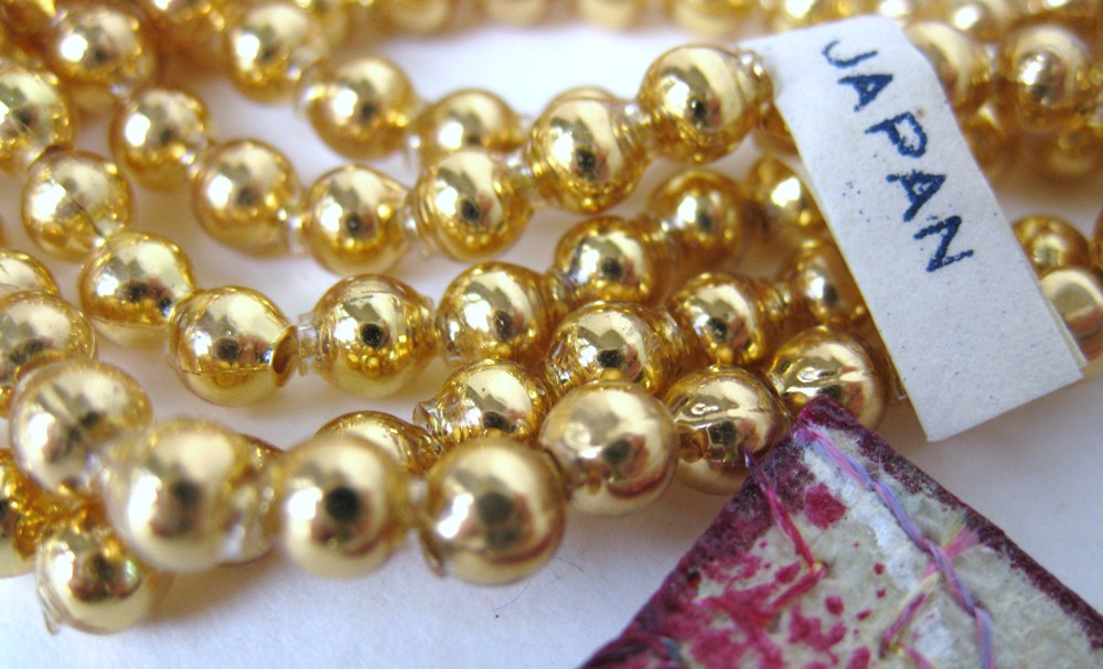 Hollow Old Style Brass Beads
