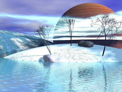 3D Water Background