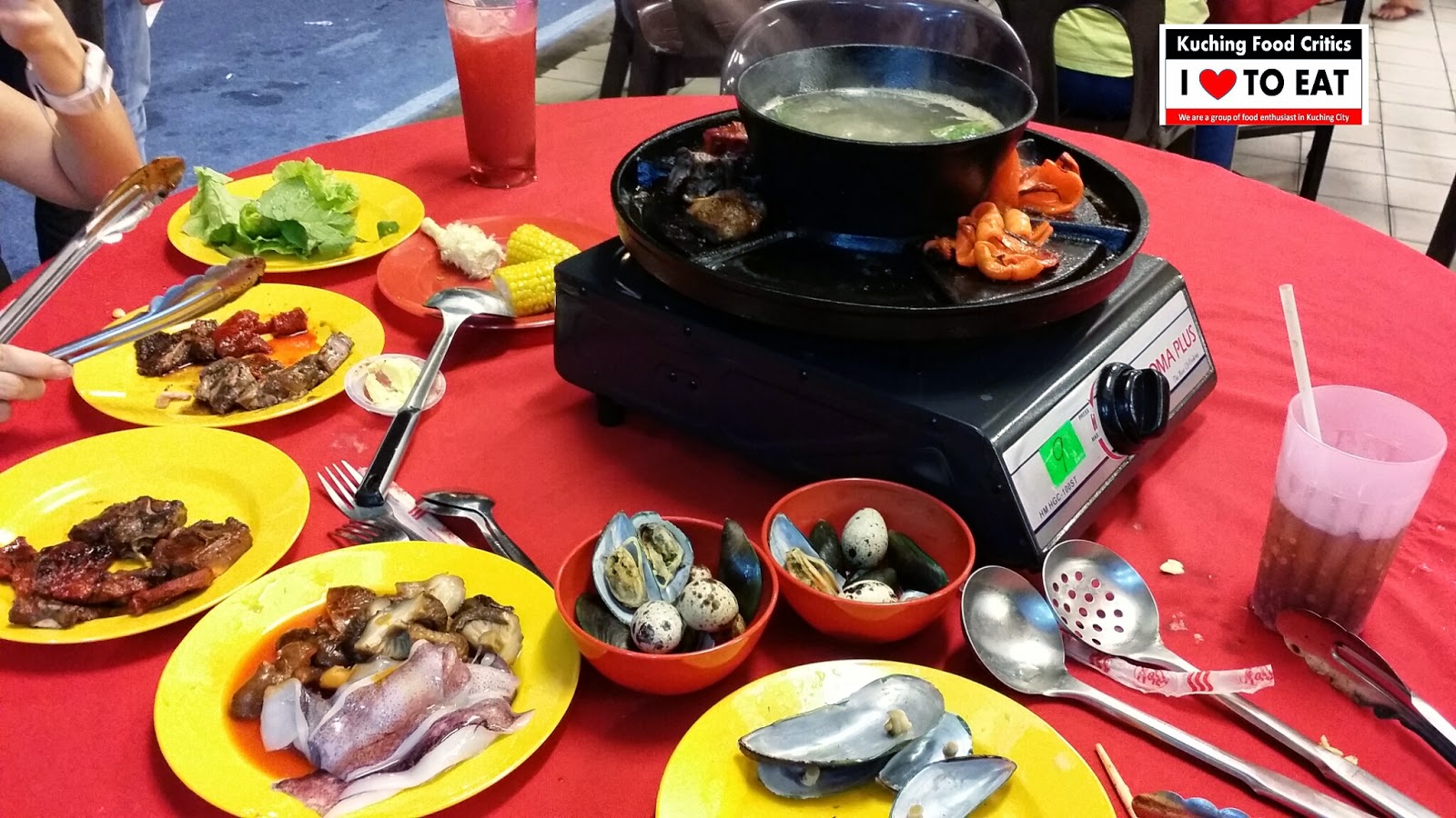 Kuching Food Critics The Family's BBQ Steamboat Jalan Semarak