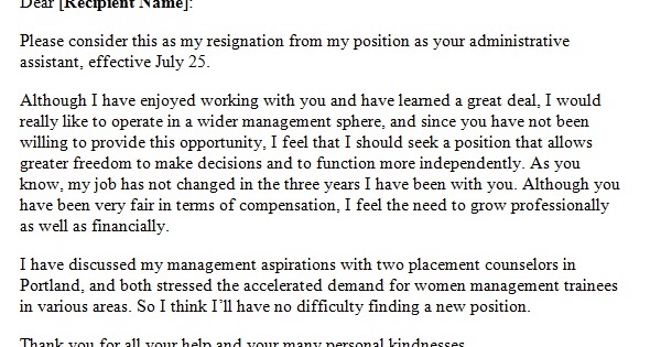 resignation letter due to lack of growth opportunity agenda calendar template