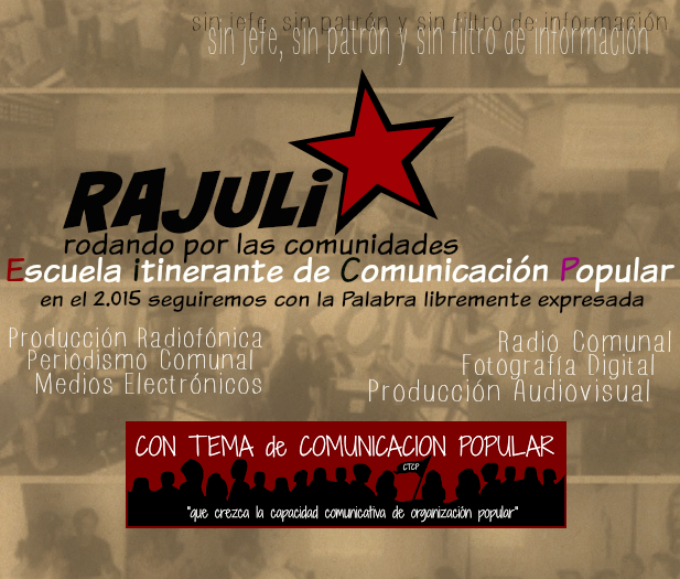 Y que crezca la capacidad comunicativa de organización popular )))