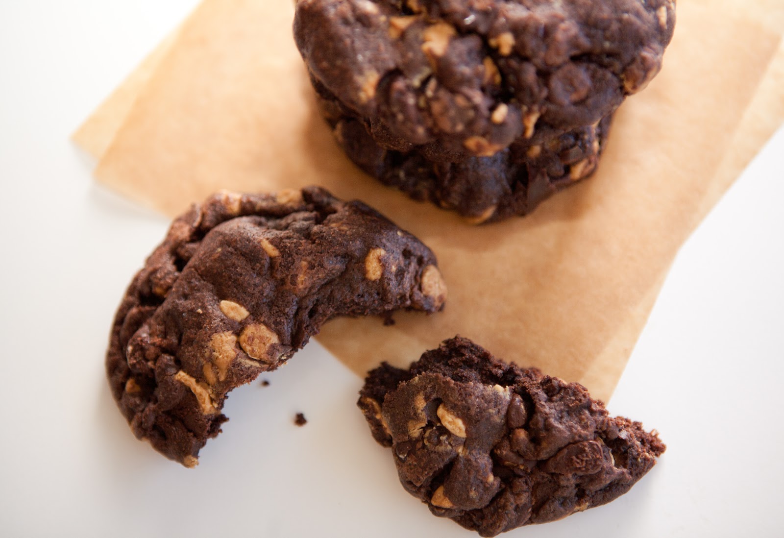 flour child LevainInspired Dark Chocolate Peanut Butter Chip Cookies