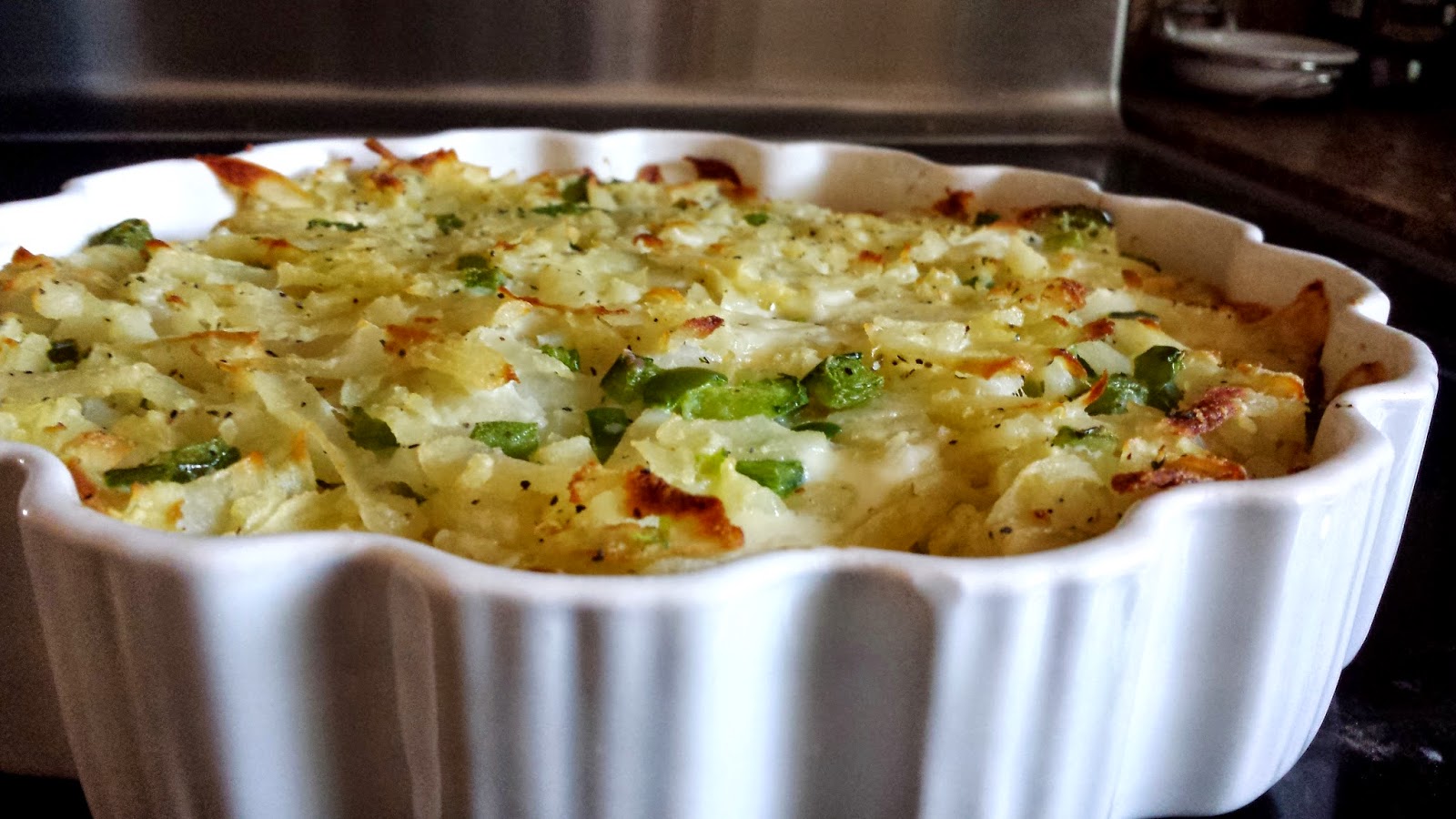 Rebecca's Amazing Creations Garlic & Herb Hash Brown Bake