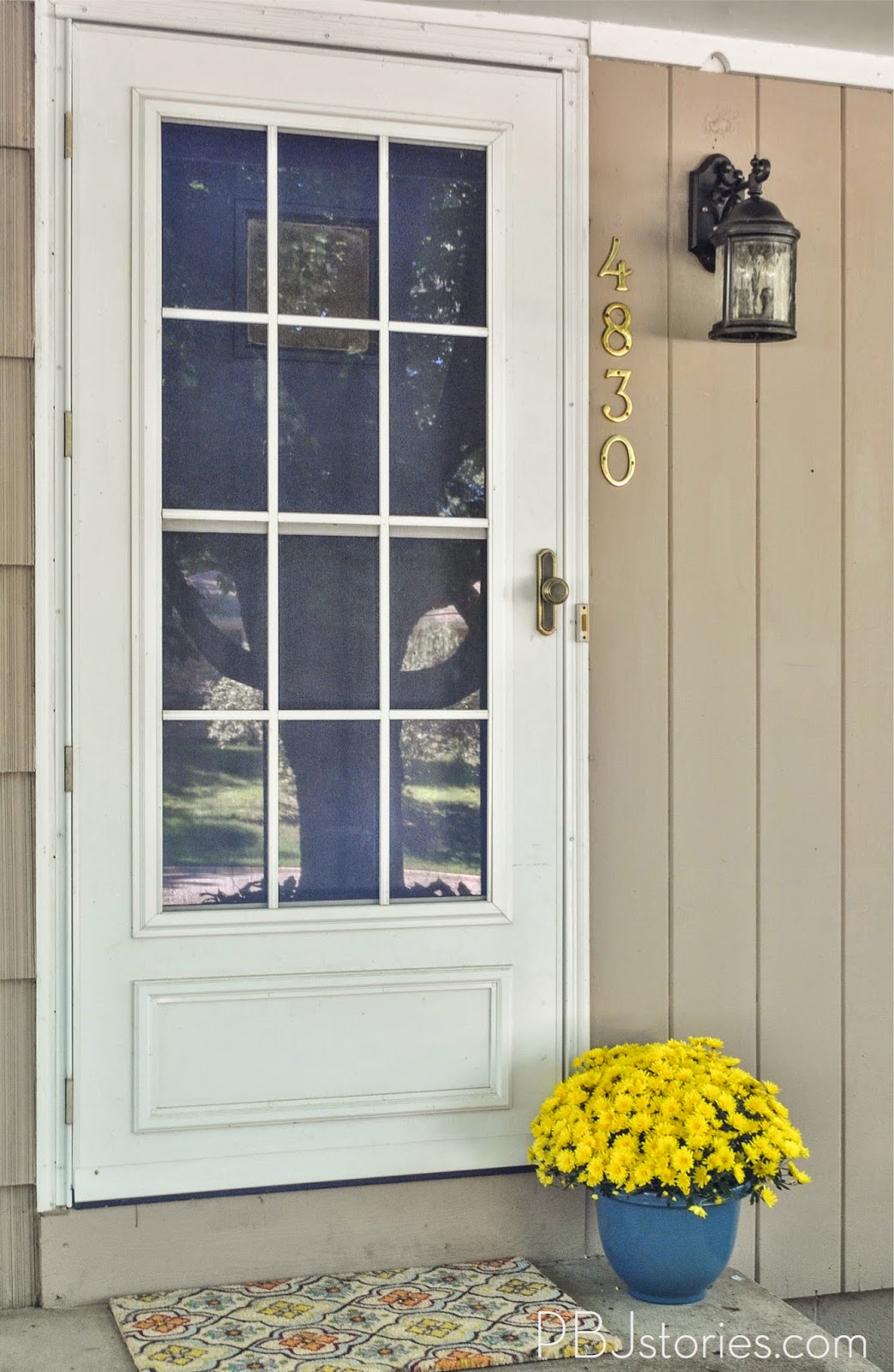 PBJstories How to Paint your Front Door, Easy and Fast