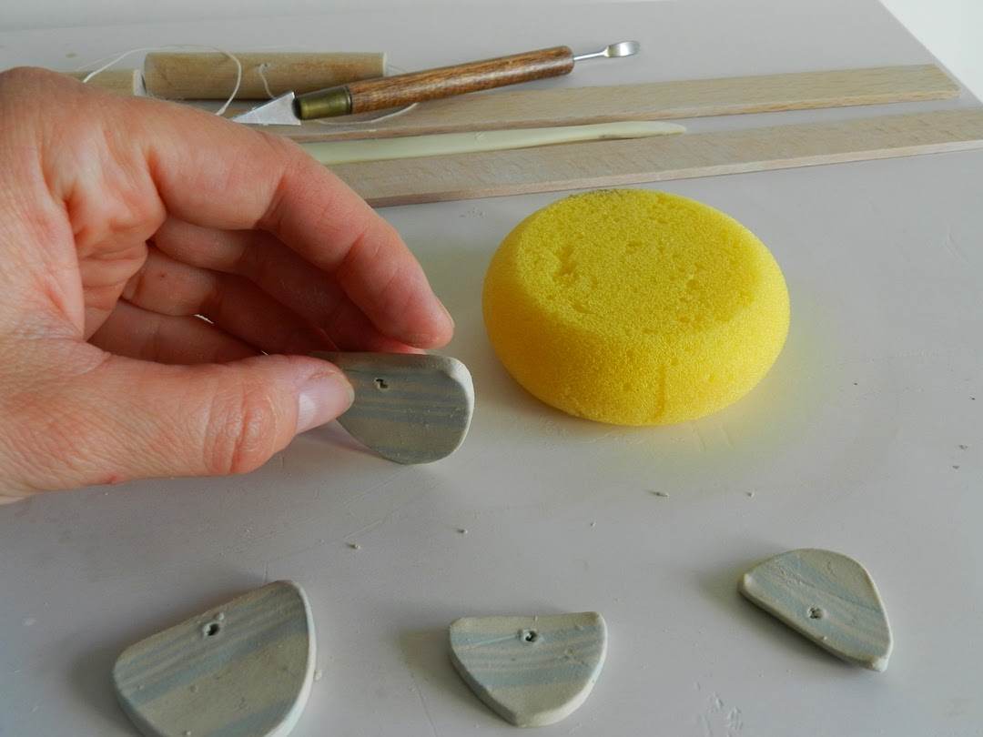 danci ceramics blog How To Make Neriage Earrings?