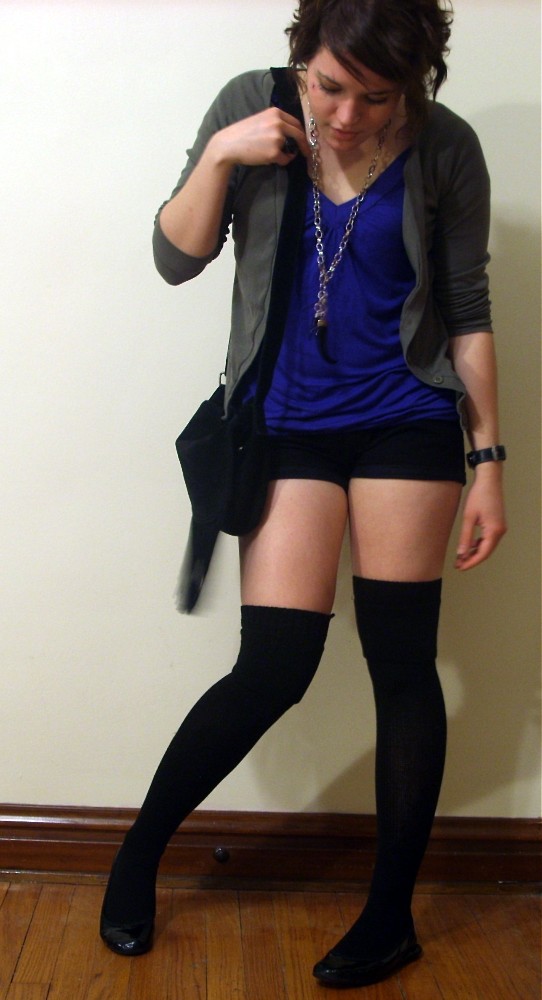 Miss Mindless Long Socks With Shorts